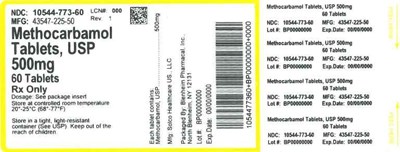Label 500mg 60ct (Label Methocarbamol Tabs 500mg  Bpi(10544 773 60) Solco(43547 225 50) Rev1)